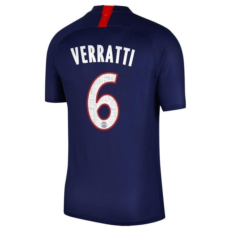 Marco Verratti Paris Saint-Germain Home Soccer Jersey 2019-20 – Navy