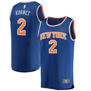 Luke Kornet New York Knicks Fanatics Branded Fast Break Road Player Jersey Royal - Icon Edition