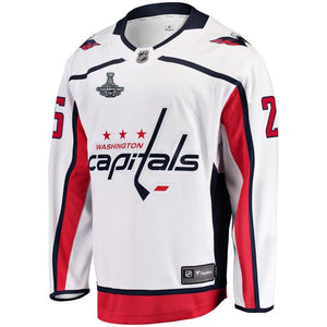 Devante Smith-Pelly Washington Capitals Fanatics Branded 2018 Stanley Cup Champions Away Breakaway Player Jersey - White