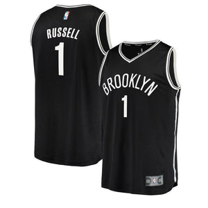 D'Angelo Russell Brooklyn Nets Fanatics Branded Fast Break Jersey Black - Icon Edition