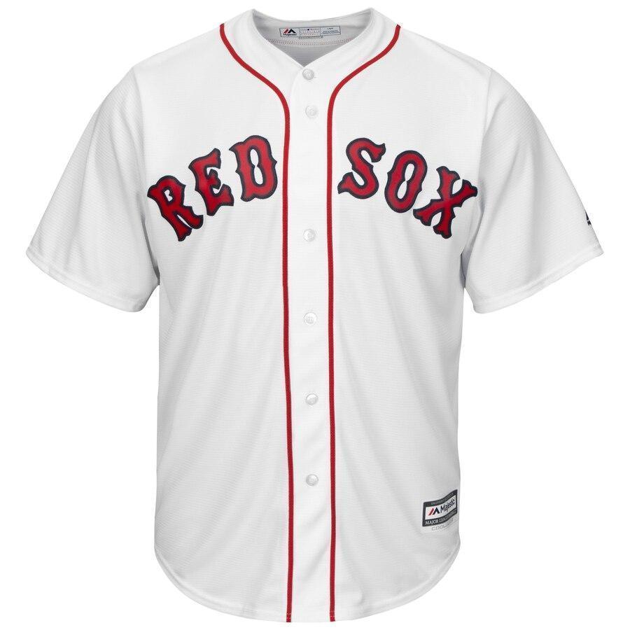 Mitch Moreland Boston Red Sox Majestic Home Cool Base Replica Player Jersey - White
