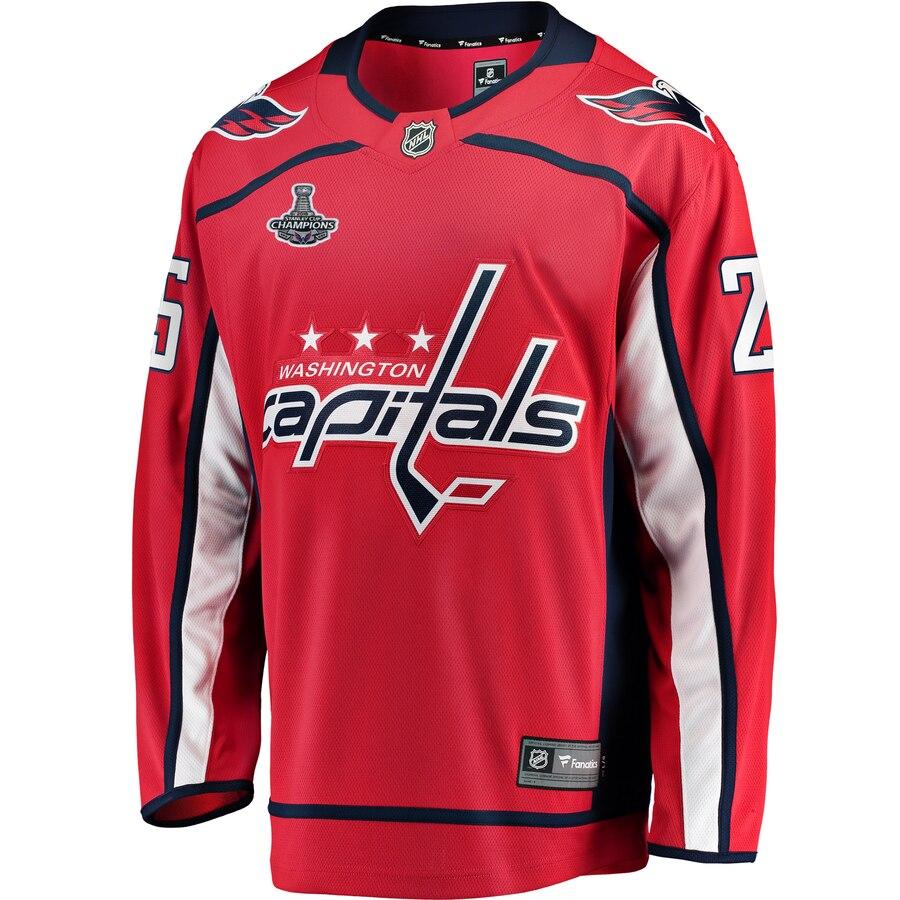 Devante Smith-Pelly Washington Capitals Fanatics Branded 2018 Stanley Cup Champions Home Breakaway Player Jersey - Red