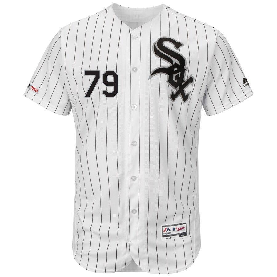 Jose Abreu Chicago White Sox Majestic Home Flex Base Collection Player Jersey - White/Black