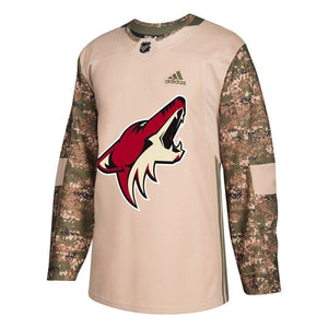 Arizona Coyotes adidas Veterans Day Practice Jersey - Camo