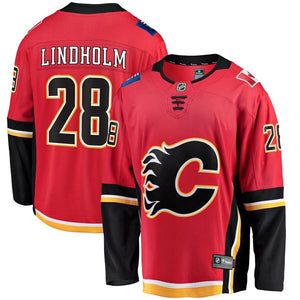 Elias Lindholm Calgary Flames Fanatics Branded Home Breakaway Player Jersey - Red