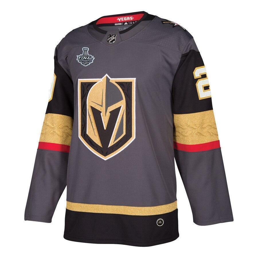 Marc-Andre Fleury Vegas Golden Knights adidas 2018 Stanley Cup Final Bound Patch Player Jersey - Gray