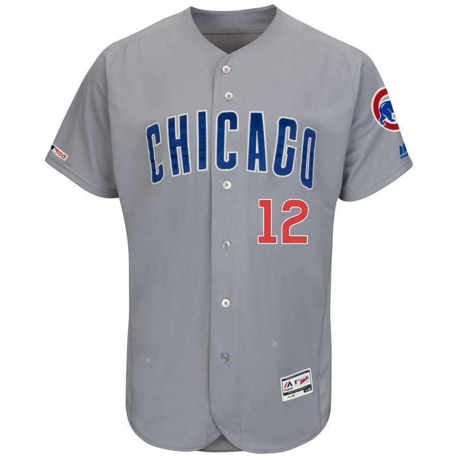 Kyle Schwarber Chicago Cubs Majestic Road Collection Flex Base Player Jersey - Gray