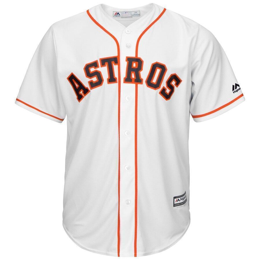 Derek Fisher Houston Astros Majestic Home Cool Base Player Jersey - White