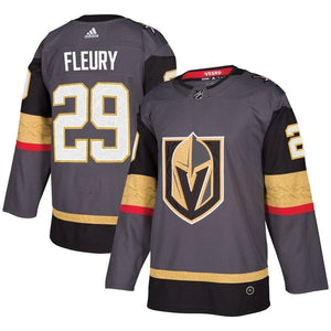 Marc-Andre Fleury Vegas Golden Knights adidas Player Jersey - Gray