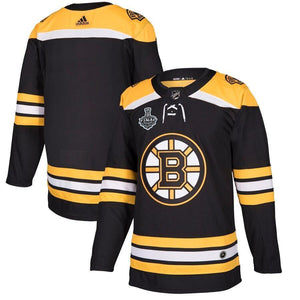 Boston Bruins adidas 2019 Stanley Cup Final Bound Home Patch Jersey - Black