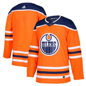 Edmonton Oilers adidas Home Blank Jersey - Orange