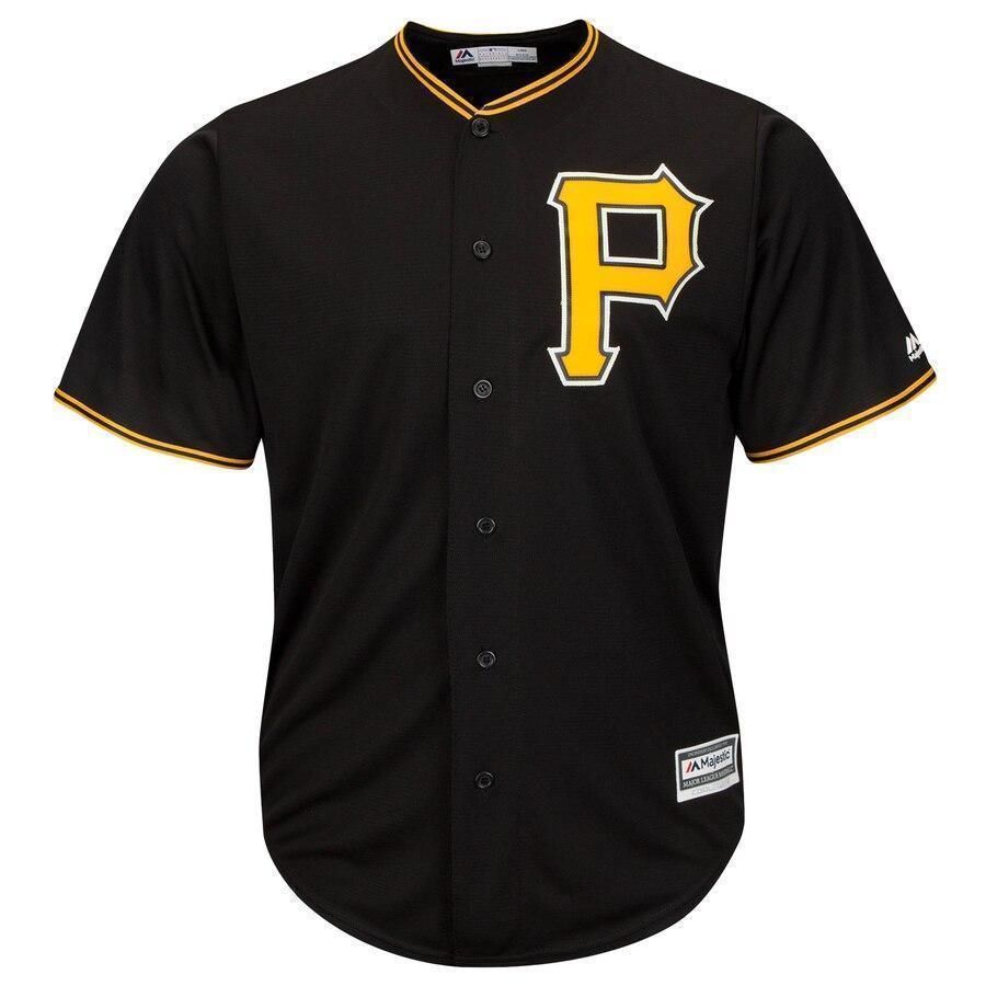 Jose Osuna Pittsburgh Pirates Majestic Alternate Cool Base Replica Player Jersey - Black
