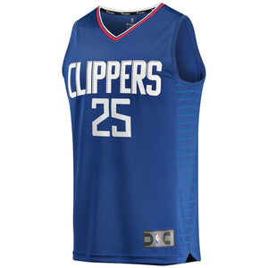 Mfiondu Kabengele LA Clippers Fanatics Branded Fast Break Replica Jersey Royal - Icon Edition