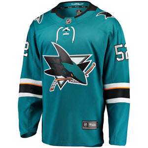 Lukas Radil San Jose Sharks Fanatics Branded Home Breakaway Player Jersey - Teal