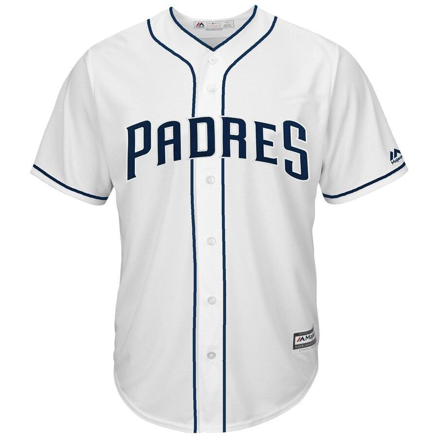 Manny Machado San Diego Padres Majestic Official Cool Base Player Jersey - White