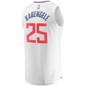 Mfiondu Kabengele LA Clippers Fanatics Branded Fast Break Replica Jersey White - Association Edition