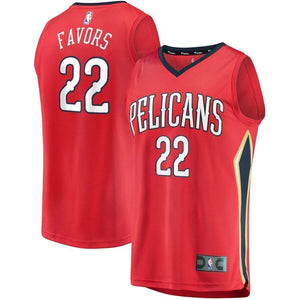 Derrick Favors New Orleans Pelicans Fanatics Branded Fast Break Jersey Red - Statement Edition