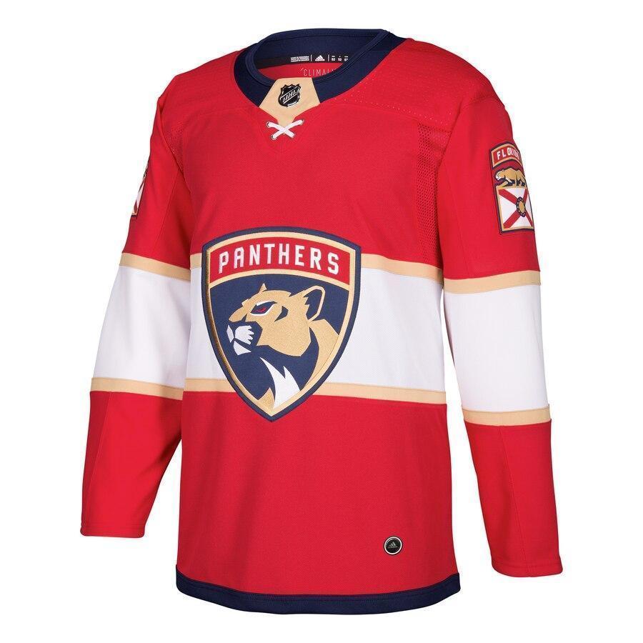 Florida Panthers adidas Home Blank Jersey - Red