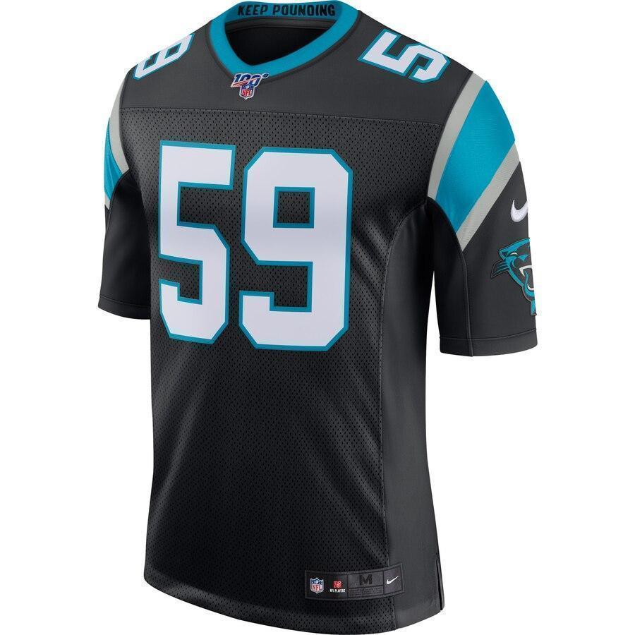 Luke Kuechly Carolina Panthers Nike 100th Season Vapor Limited Jersey - Black
