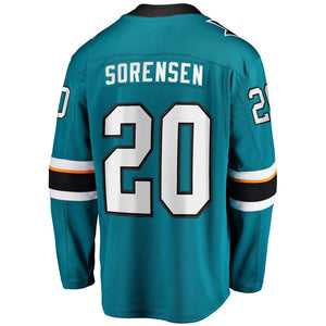 Marcus Sorensen San Jose Sharks Fanatics Branded Home Breakaway Player Jersey - Teal