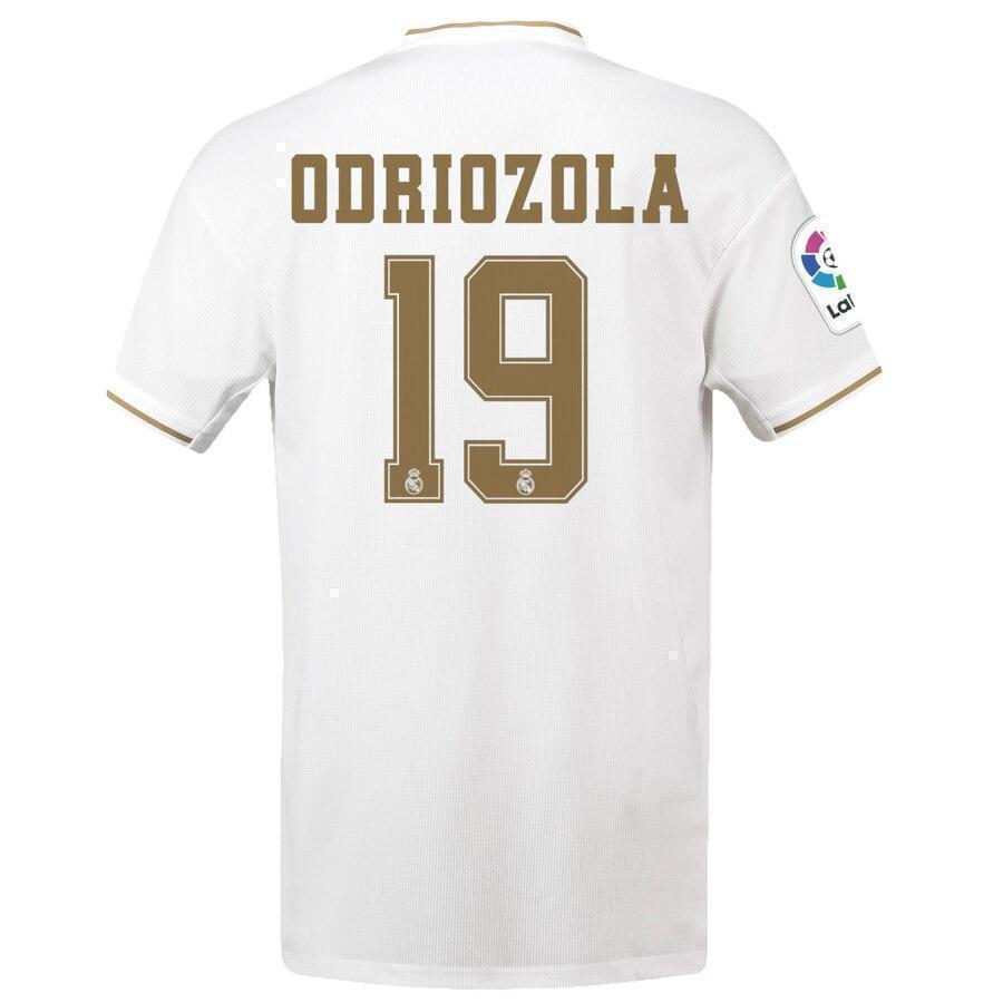Álvaro Odriozola Real Madrid Home Soccer Jersey 2019-20 Jersey – White