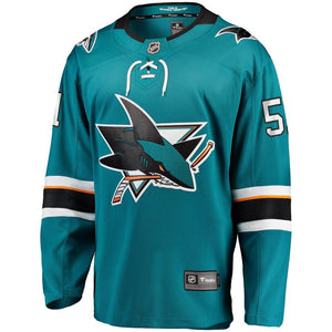 Radim Simek San Jose Sharks Fanatics Branded Home Breakaway Player Jersey - Teal