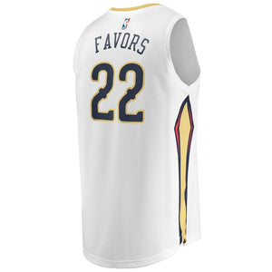 Derrick Favors New Orleans Pelicans Fanatics Branded Fast Break Jersey White - Association Edition