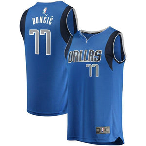 77-Luka Doncic Dallas Mavericks  Jersey Blue - Icon Edition