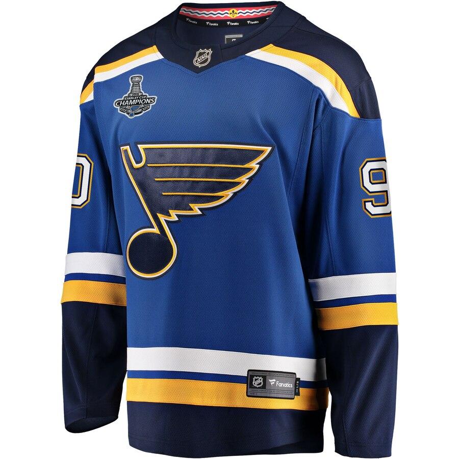 Ryan O'Reilly St. Louis Blues Fanatics Branded 2019 Stanley Cup Champions Home Breakaway Player Jersey - Blue