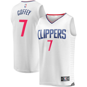 Amir Coffey LA Clippers Fanatics Branded Fast Break Replica Player Jersey White - Association Edition