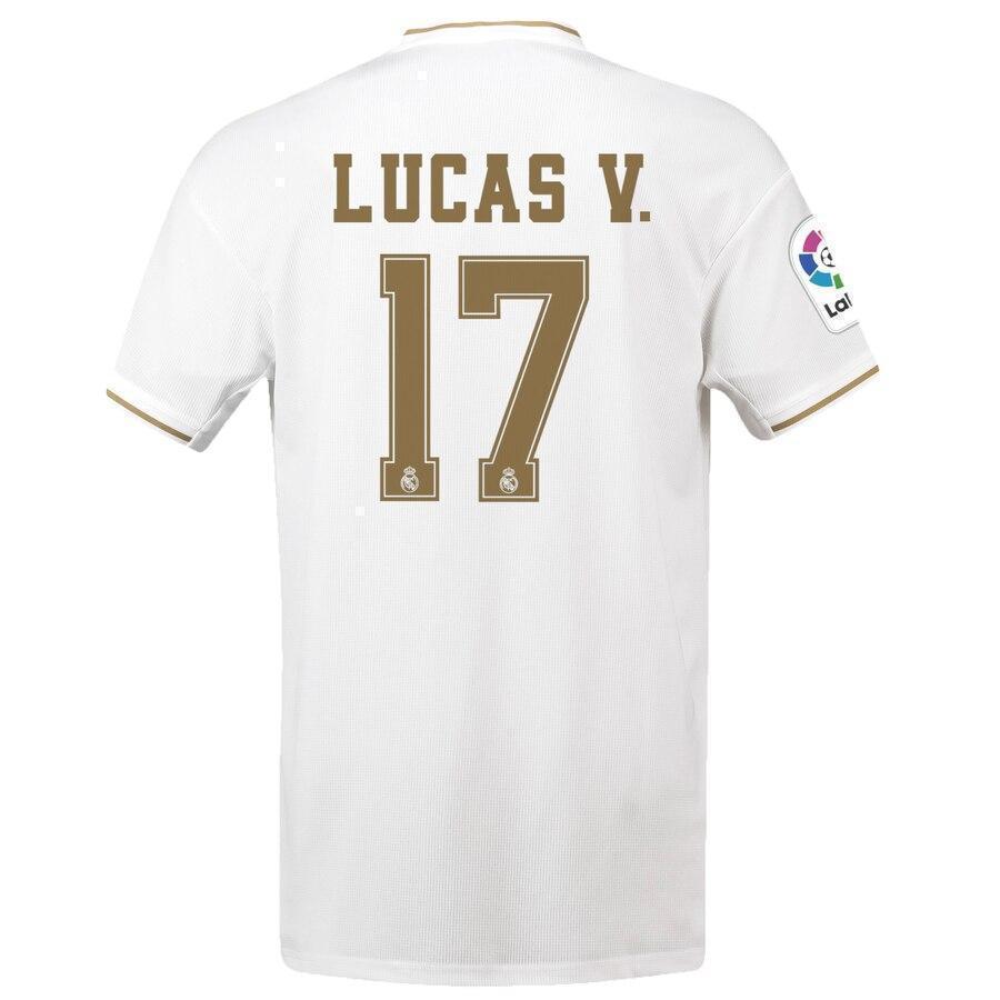 Lucas Vázquez Real Madrid Home Soccer Jersey 2019-20 Jersey – White