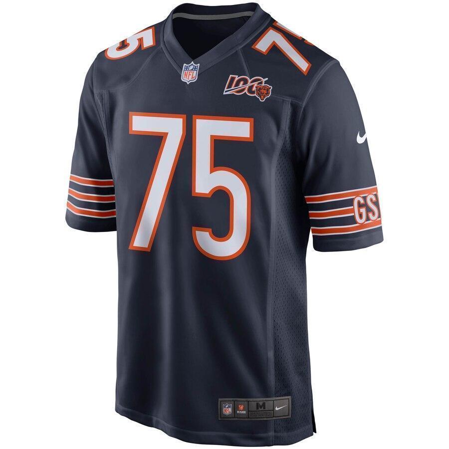Kyle Long Chicago Bears Nike 100th Season Game Jersey - Navy