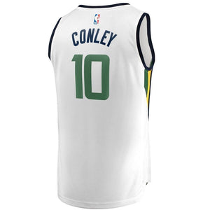 Mike Conley Utah Jazz Fanatics Branded White Fast Break Jersey - Association Edition