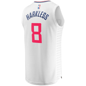 Maurice Harkless LA Clippers Fanatics Branded Fast Break Replica Player Jersey White - Association Edition