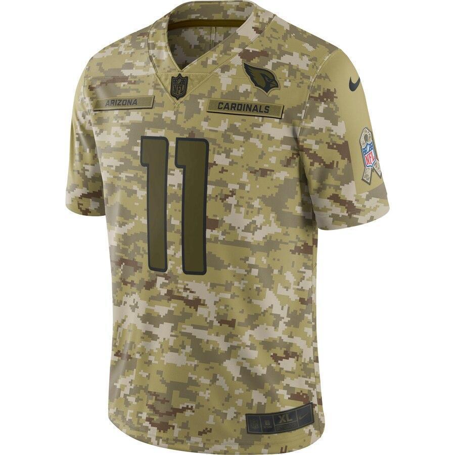 Larry Fitzgerald Arizona Cardinals Nike Salute to Service Limited Jersey - Camo