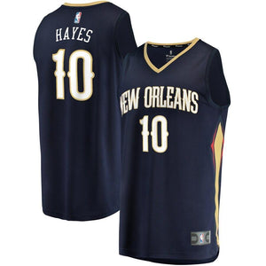 Jaxson Hayes New Orleans Pelicans Fanatics Branded Fast Break Jersey Navy - Icon Edition