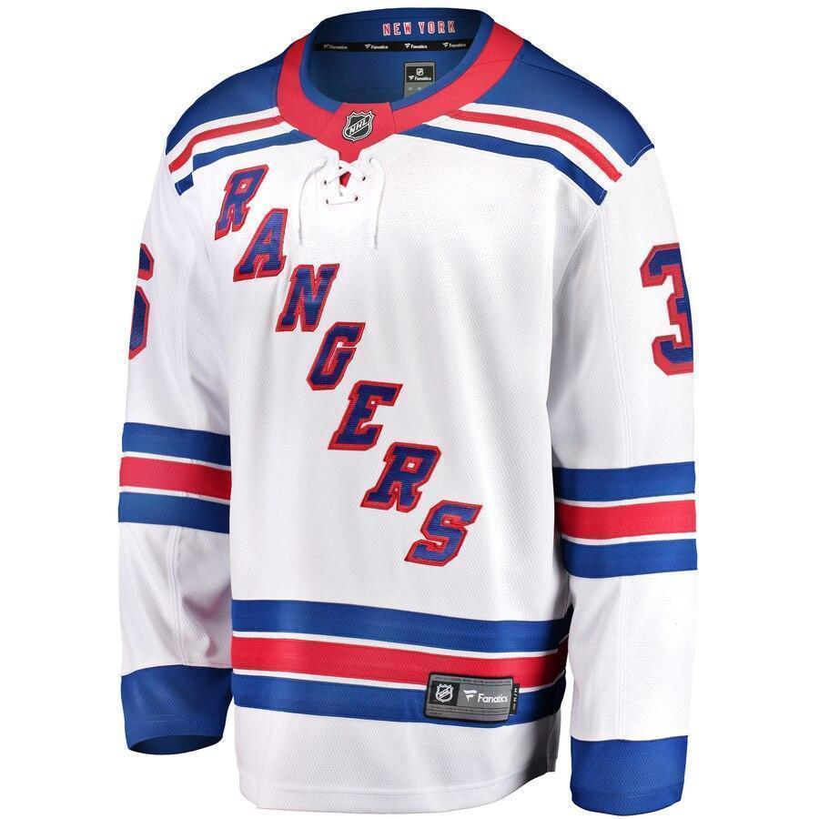 Mats Zuccarello New York Rangers Fanatics Branded Breakaway Player Jersey - White