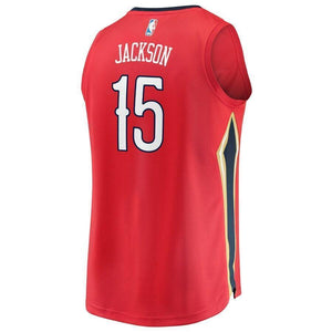 Frank Jackson New Orleans Pelicans Fanatics Branded Fast Break Player Jersey Red - Statement Edition