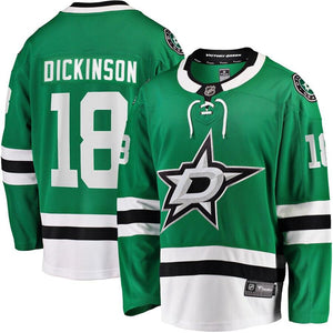 Jason Dickinson Dallas Stars Fanatics Branded Breakaway Home Player Jersey - Kelly Green