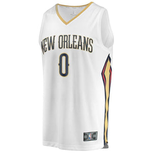 Nickeil Alexander-Walker New Orleans Pelicans Fanatics Branded Fast Break Jersey White - Association Edition