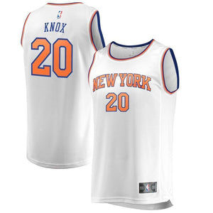 Kevin Knox New York Knicks Fanatics Branded Fast Break Jersey - Association Edition - White