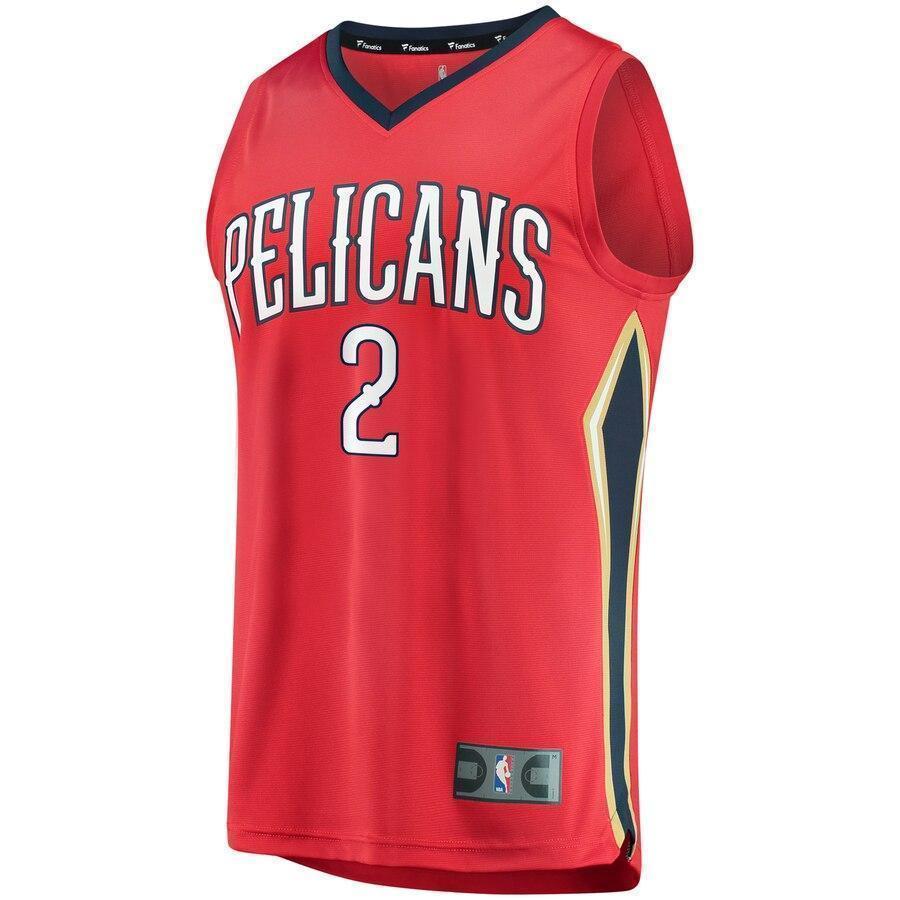 Ian Clark New Orleans Pelicans Fanatics Branded Fast Break Player Jersey Red - Statement Edition