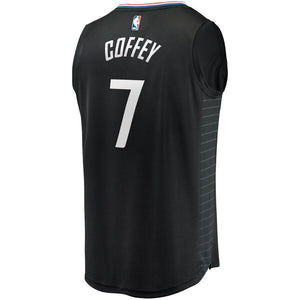 Amir Coffey LA Clippers Fanatics Branded Fast Break Replica Player Jersey Black - Statement Edition