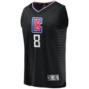 Maurice Harkless LA Clippers Fanatics Branded Fast Break Replica Player Jersey Black - Statement Edition