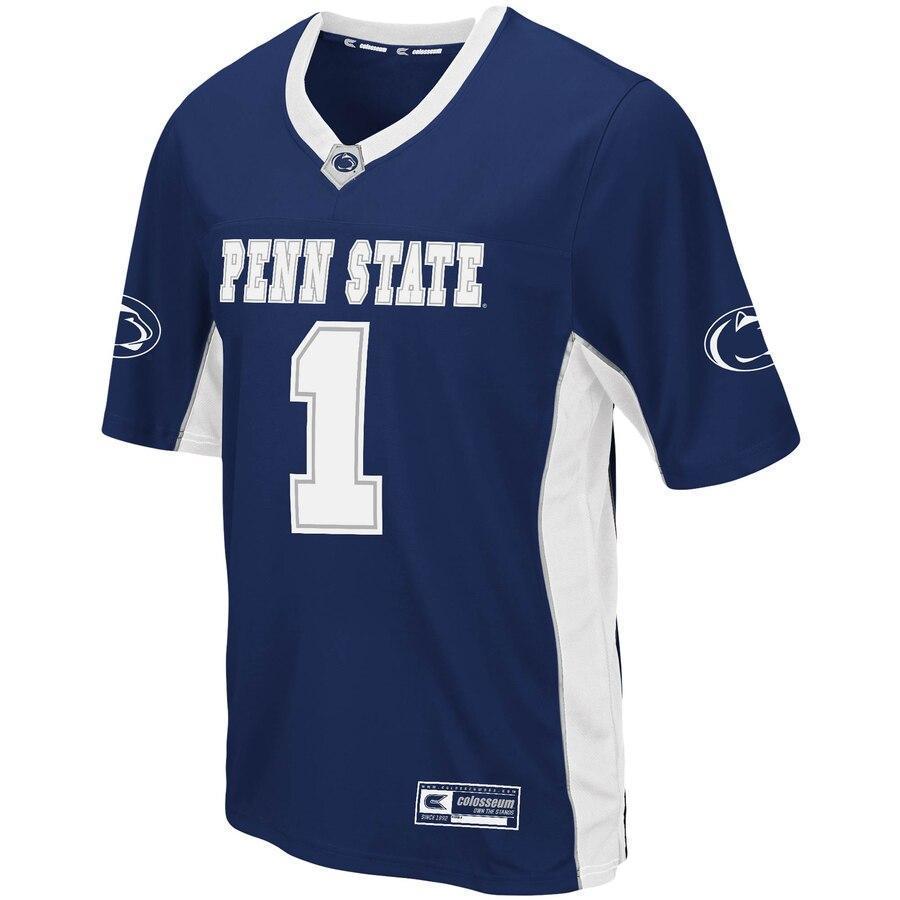 Penn State Nittany Lions Colosseum Max Power Football Jersey - Navy