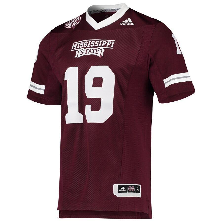 Mississippi State Bulldogs adidas Team Premier Football Jersey - Maroon