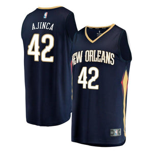 Alexis Ajinca New Orleans Pelicans Fanatics Branded Fast Break Player Jersey - Icon Edition - Navy