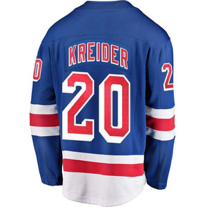 Chris Kreider New York Rangers Fanatics Branded Home Breakaway Player Jersey - Blue