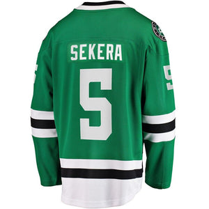 Andrej Sekera Dallas Stars Fanatics Branded Breakaway Home Player Jersey - Kelly Green