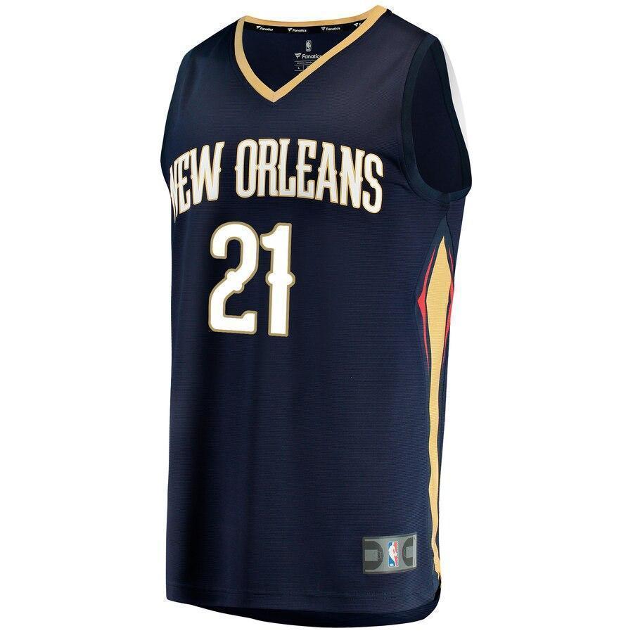 Darius Miller New Orleans Pelicans Fanatics Branded Fast Break Player Jersey - Icon Edition - Navy